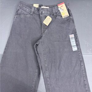 Women's Straight-Leg Jeans in Washed Black